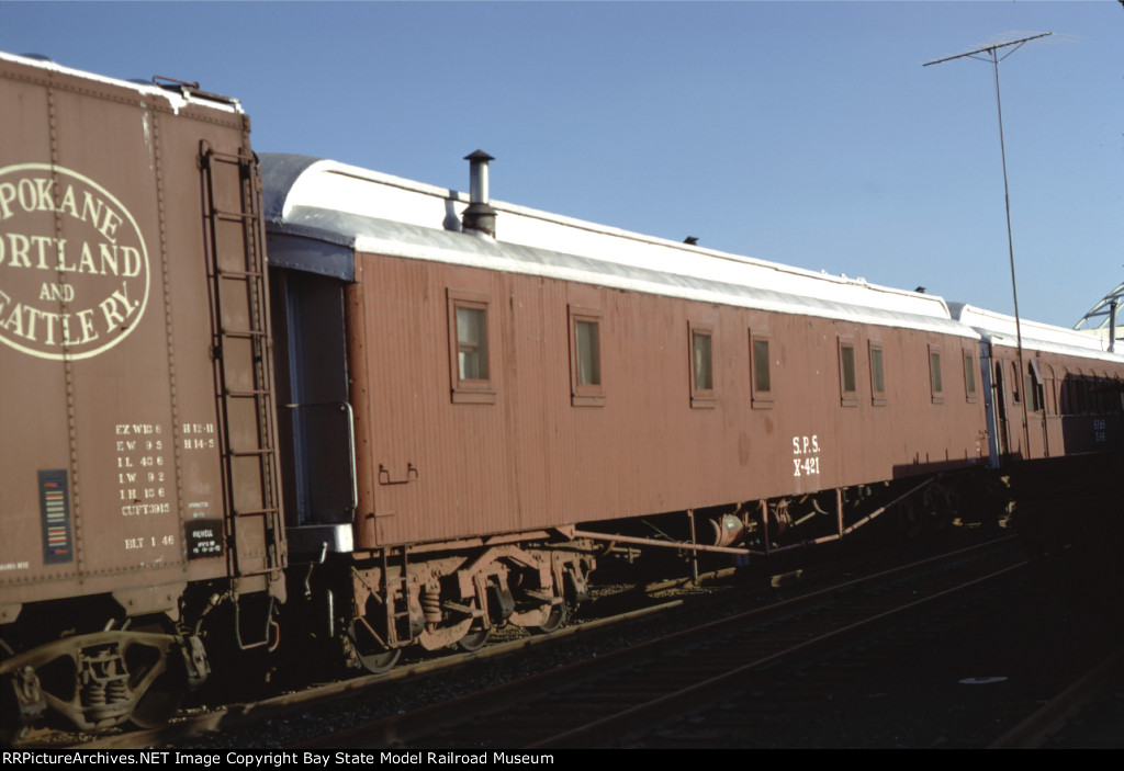 SP&S X-421 Outfit (MoW) Baggage car